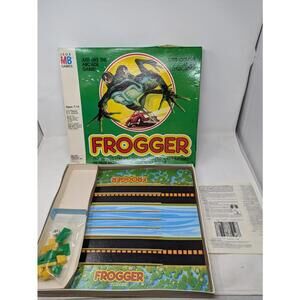 Milton Bradley Frogger Board Game 1981 1982 Vintage Sega 80s